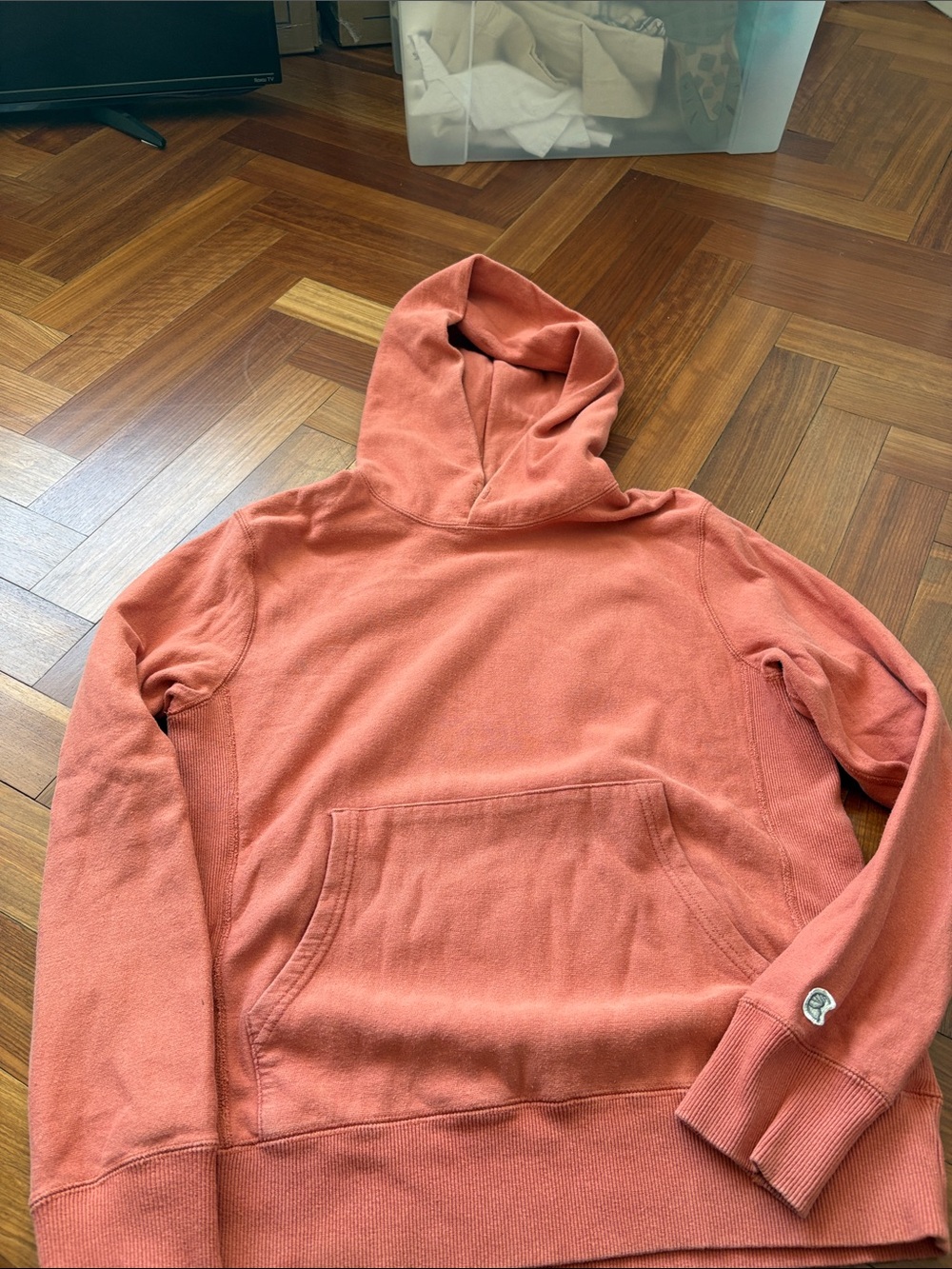 Champion x Todd Snyder Coral Hoodie
